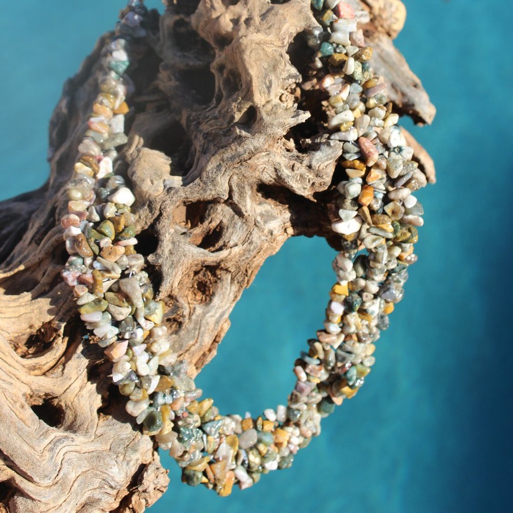 The Cleopatra Collection/ Ocean Jasper Necklace